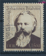 DDR 2764 (kompl.Ausgabe) Gestempelt 1983 Johannes Brahms (10392467 - Oblitérés