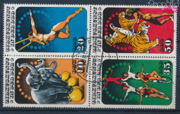 DDR 2983-2986 Viererblock (kompl.Ausgabe) Gestempelt 1985 Zirkuskunst (10392422 - Used Stamps