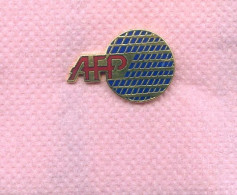 Rare Pins Afp Agence France Presse Egf I602 - Mass Media