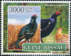 Guinea-Bissau 3599 (complete. Issue) Unmounted Mint / Never Hinged 2007 Birds - Pheasants - Pfadfinderlogo - Guinea-Bissau