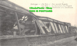 R426424 Zeebrugge. The Mole. Destruction Of A Storehouse - Monde