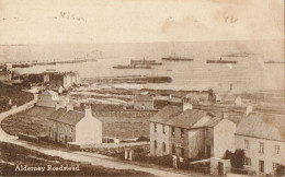 Alderney Roadstead 1928- Ships Anchored In Braye Bay - Alderney
