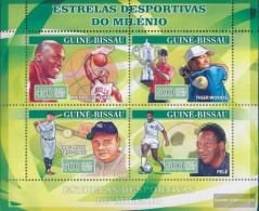 Guinea-Bissau 3466-3469 Sheetlet (complete. Issue) Unmounted Mint / Never Hinged 2007 Berufssportler - Guinea-Bissau