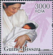 Guinea-Bissau 3445 (complete. Issue) Unmounted Mint / Never Hinged 2006 Princess Kiko, Orchids, Japanese. To - Guinea-Bissau