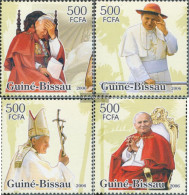 Guinea-Bissau 3436-3439 (complete. Issue) Unmounted Mint / Never Hinged 2006 Pope Johannes Paul II - Guinea-Bissau