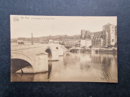 CP BELGIQUE (V2402) HUY (2 Vues) La Collégiale Et Le Vieux Pont - Flion 25 - Hoei