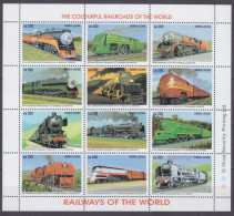 1995 Sierra Leone 2294-2305KL Locomotives 11,00 € - Trains