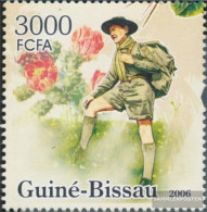 Guinea-Bissau 3410 (complete. Issue) Unmounted Mint / Never Hinged 2006 One Hundred Years Scouts, Kaktus - Guinea-Bissau