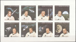 Guinea Equat. 1979, Space, Astronauts, Sheetlet IMPERFORATED - Equatoriaal Guinea