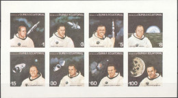 Guinea Equat. 1979, Space, Astronauts, Sheetlet IMPERFORATED - Guinea Equatoriale