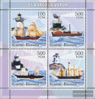 Guinea-Bissau 3311-3314 Sheetlet (complete. Issue) Unmounted Mint / Never Hinged 2006 Motorschiffe And Lighthouses - Guinea-Bissau