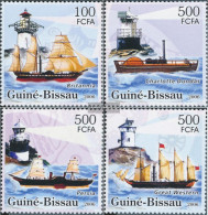 Guinea-Bissau 3311-3314 (complete. Issue) Unmounted Mint / Never Hinged 2006 Motorschiffe And Lighthouses - Guinea-Bissau