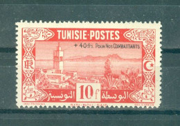 TUNISIE - N°272* MH Trace De Charnière SCAN DU VERSO.  Série "Général Mast" Au Profit De L'oeuvre Des Combattants. - Unused Stamps