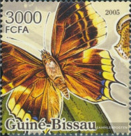 Guinea-Bissau 3264 (complete. Issue) Unmounted Mint / Never Hinged 2005 Butterflies And Orchids - Guinea-Bissau