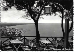 Riccione, Panorama Von Edenrock, Gelaufen 1956 - Rimini