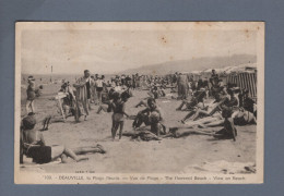 CPA - 14 - Deauville, La Plage Fleurie - Vue De Plage - Animée - Circulée En 1946 - Deauville