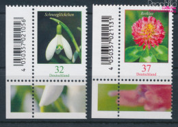 BRD 3655-3656 (kompl.Ausg.) Postfrisch 2022 Freimarken: Blumen (10368923 - Unused Stamps