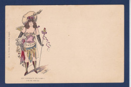 CPA CABAN Presse Art Nouveau Femme Woman Illustrateur Non Circulée érotisme - Femmes