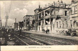 CPA Thessaloniki Griechenland, Ein Blick Auf Den Kai 1917 - Grèce
