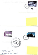 PO - 67 - 4 Enveloppes Stations Antarctiques Britanniques - Storia Postale