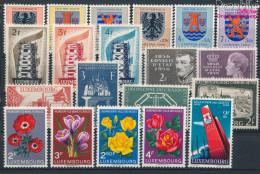 Luxemburg Postfrisch Blumenfest 1956 Blumenfest, Europa, Montanunion U.a  (10377656 - Unused Stamps