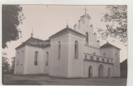 Linkuva, Pakruojis, Bažnyčia, Apie 1930 M. Fotografija - Litouwen