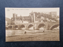 CP BELGIQUE (V2402) HUY (2 Vues) Le Pont La Citadelle Et La Collégiale - Huy