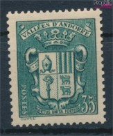 Andorra - Französische Post 58 Postfrisch 1937 Landschaften (10368411 - Neufs