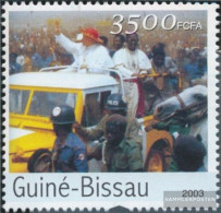 Guinea-Bissau 2628 (complete. Issue) Unmounted Mint / Never Hinged 2003 Pope Travels In Africa - Guinea-Bissau