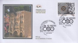 Enveloppe    FDC  1er   Jour    FRANCE    800  Ans   Cathédrale   D' AMIENS    2020 - 2020-…