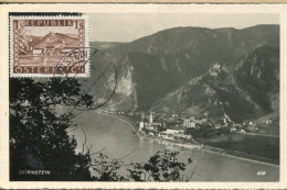 X0114 Austria, Maximum 5.7.1947 Durnstein In Der Wachau,  The Church - Maximum Cards