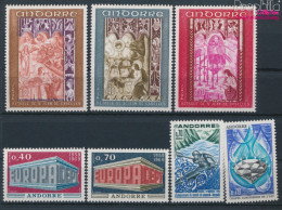 Andorra - Französische Post Postfrisch Europa 1969 Europa, Kanu, Wasserschutz, Fresken  (10368753 - Nuevos