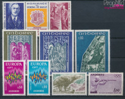 Andorra - Französische Post Postfrisch Europa 1972 Europa, Naturschutz, Olympia U.a.  (10368752 - Unused Stamps