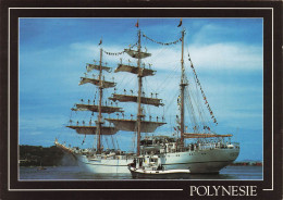 POLYNESIE FRANCAISE - Bateau - 3 Mâts : Le Guayas - Sud Américain - Carte Postale - Polynésie Française