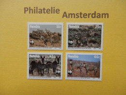 Namibia 1991, WWF FAUNA MOUNTAIN ZEBRA BERGZEBRA: Mi 702-05, ** - Unused Stamps