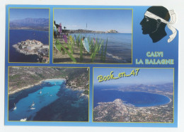 {91703} 20 2B Haute Corse Calvi , La Balagne , La Revellata , Multivues ; Divers Aspects - Calvi