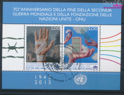 Vatikanstadt Block48 (kompl.Ausg.) Gestempelt 2015 UNO (10368641 - Gebruikt