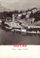 Lombardia-como-torno Albergo Ristorante Vapore Veduta Dall'alto Hotel E Panoramica Parziale Del Lago Di Como Anni 50 60 - Andere & Zonder Classificatie