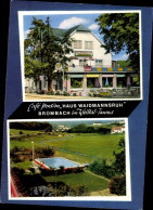 CPA Brombach Schmitten Im Taunus Hessen, Cafe Pension Haus Waidmannsruh, Freibad - Other & Unclassified