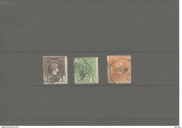 GRECE 1889 HERMES Yvert 91 + 93-94 Oblitéré Cote : 6,50 Euros - Used Stamps