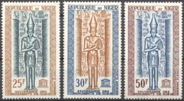 Niger 1964, UNESCO, Pro Numidian Monuments, 3val - Aegyptologie