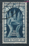 Italien 467 Gestempelt 1934 Annexion Fiumes (10368591 - Afgestempeld