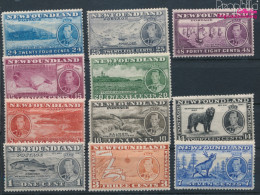 Neufundland 221-231 (kompl.Ausg.) Postfrisch 1937 Krönung (10368544 - 1908-1947