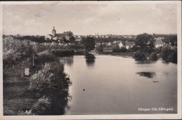 D-73257 Köngen Am Neckar - Alte Ortsansicht Mit Kirche Und See ( 40er Jahre) - Esslingen