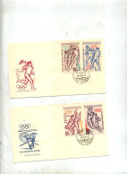 Lettre Cachet Prague Sur Jeu Olympique - Storia Postale