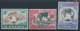 Ceylon 256-258 (kompl.Ausg.) Postfrisch 1949 75 Jahre UPU (10368524 - Sri Lanka (Ceylon) (1948-...)