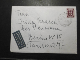 Bund Mi. 131 EF LP Brief SST Konstanz Spielbank 17.2.1954 Nach Berlin Mi. 30.-€ - Covers & Documents