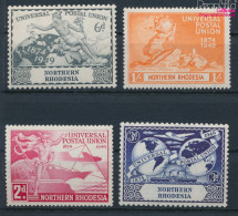 Nord-Rhodesien Postfrisch 75 Jahre UPU 1949 75 Jahre UPU  (10368509 - Rhodésie Du Nord (...-1963)