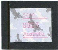 AUSTRALIA - 1987  53c  FRAMA  PLATYPUS  POSTCODE  5000 (ADELAIDE)  MINT NH - Vignette [ATM]