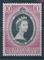 Singapur Postfrisch Krönung 1953 Krönung  (10364122 - Singapur (...-1959)